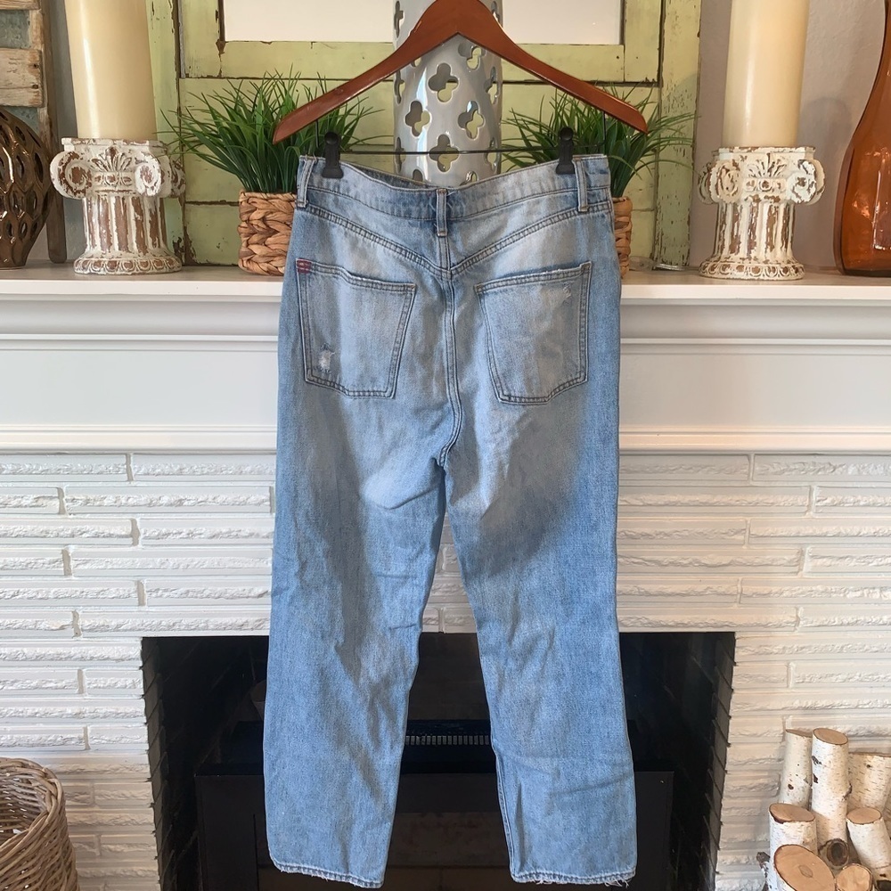BDG High Waist Distressed Grunge Straight Leg Light Wash Jeans Size 29 - Picture 6 of 6